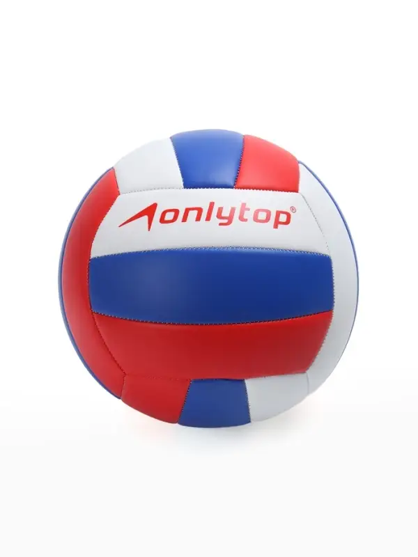 Волейбольный мяч ONLYTOP &laquo;Россия&raquo;, машинная сшивка, 18 панелей, р. 5, PVC
