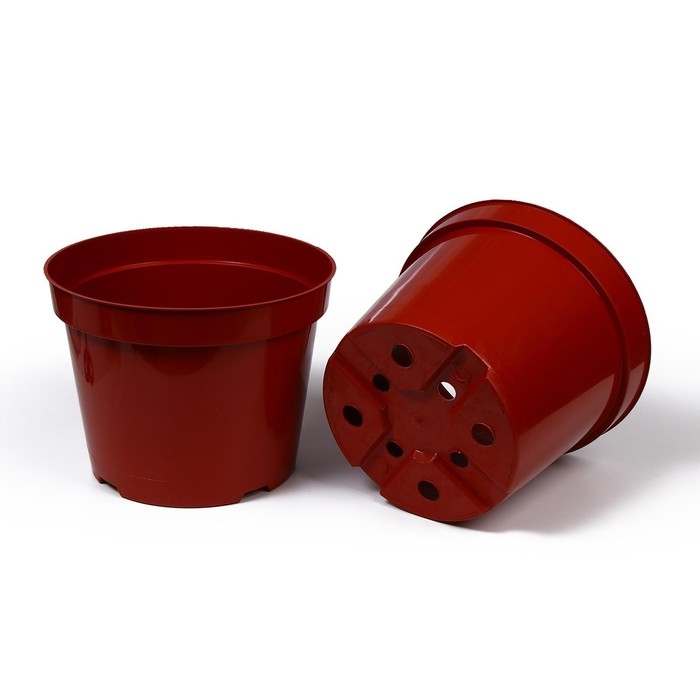 Горшок для рассады, 10 л, d = 29 см, h = 22,5 см, терракот, Greengo Горшок для рассады, 10 л, d = 29 см, h = 22,5 см, терракот, Greengo