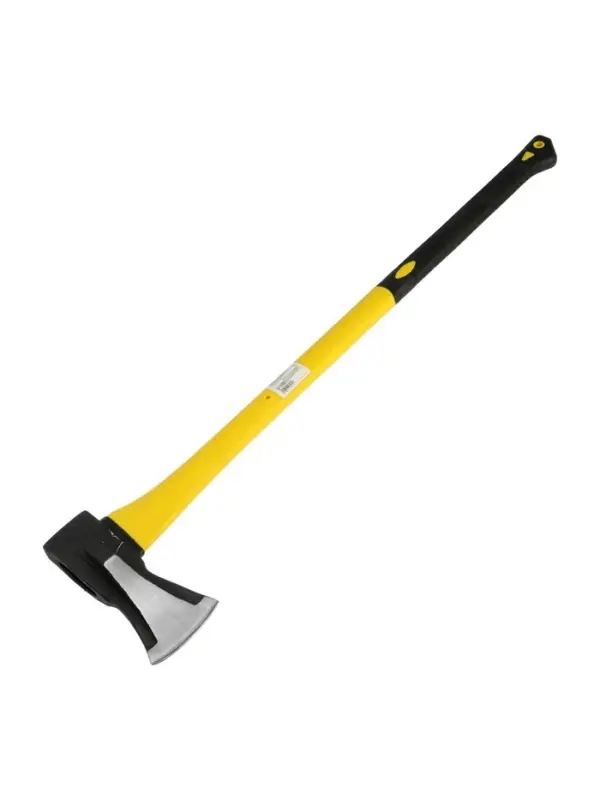 Колун кованый ТУНДРА, клиновидная форма, фиберглассовое 3К топорище 80 см, 2 кг