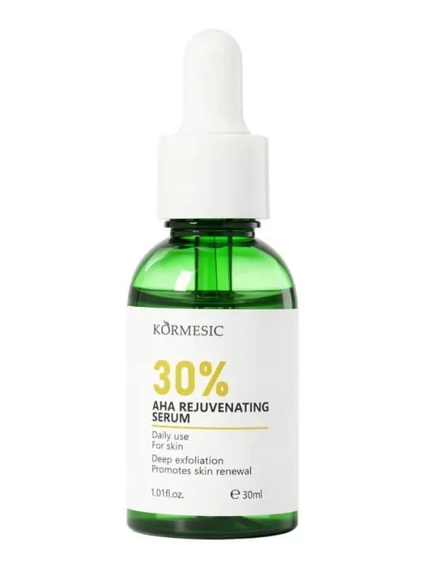 Омолаживающая сыворотка KORMESIC 30% с AHA кислотами, 30 мл