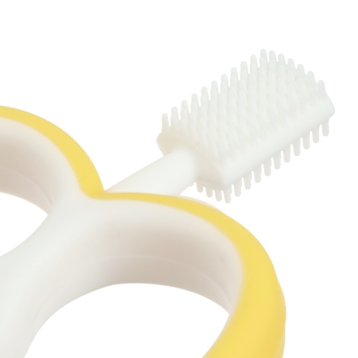 Прорезыватель силиконовый, массажер «Яблочко», цвет МИКС, Крошка Я