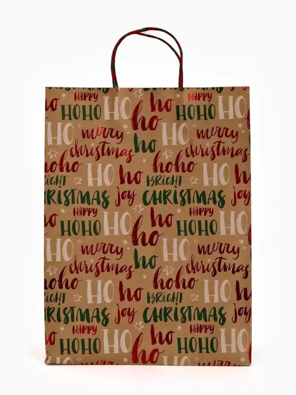 Набор подарочных пакетов &laquo;Новогодний&raquo;, 3 шт,  25&times;4&times;30.5 см, 30&times;40&times;11,5 см, 18&times;23&times;10 см