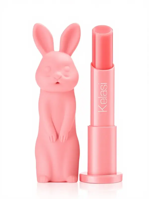 Бальзам для губ зайчик, увлажняющий, розовый