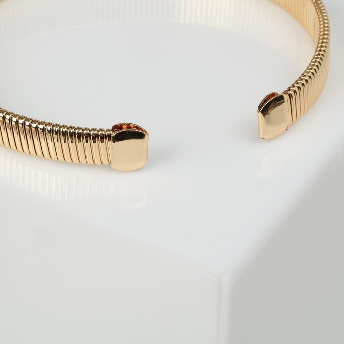 Чокер «Рельеф» широкий, 2 см, цвет золото, 13,5 см Чокер «Рельеф» широкий, 2 см, цвет золото, 13,5 см