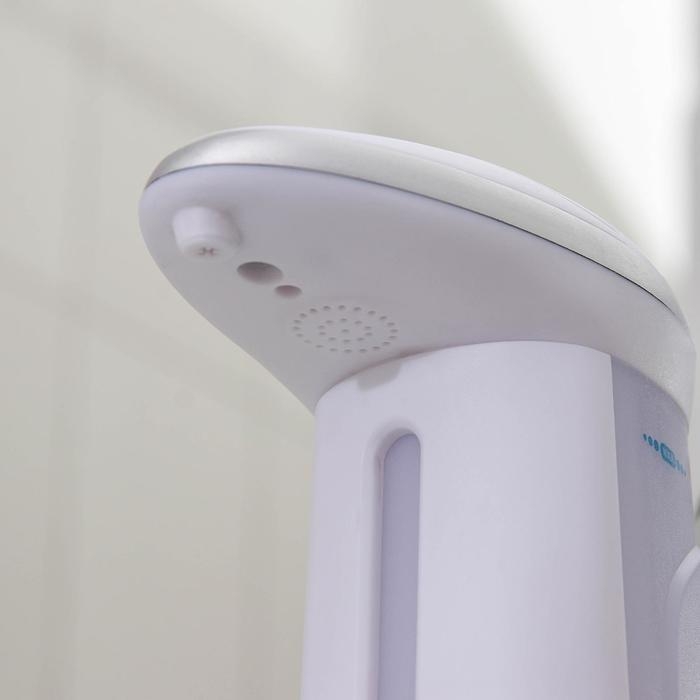 Диспенсер для антисептика/жидкого мыла сенсорный, 380 мл, на батарейках, цвет белый Диспенсер для антисептика/жидкого мыла сенсорный, 380 мл, на батарейках, цвет белый