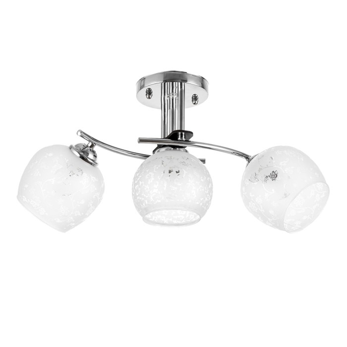 Люстра Люстра "Луис" 3xE27 40Вт хром 55x17x24см