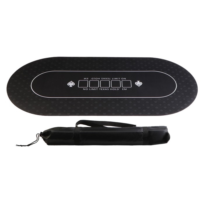 Сукно для покера, прорезиненное, 120 х 60 см, толщина 3 мм, черное Сукно для покера, прорезиненное, 120 х 60 см, толщина 3 мм, черное