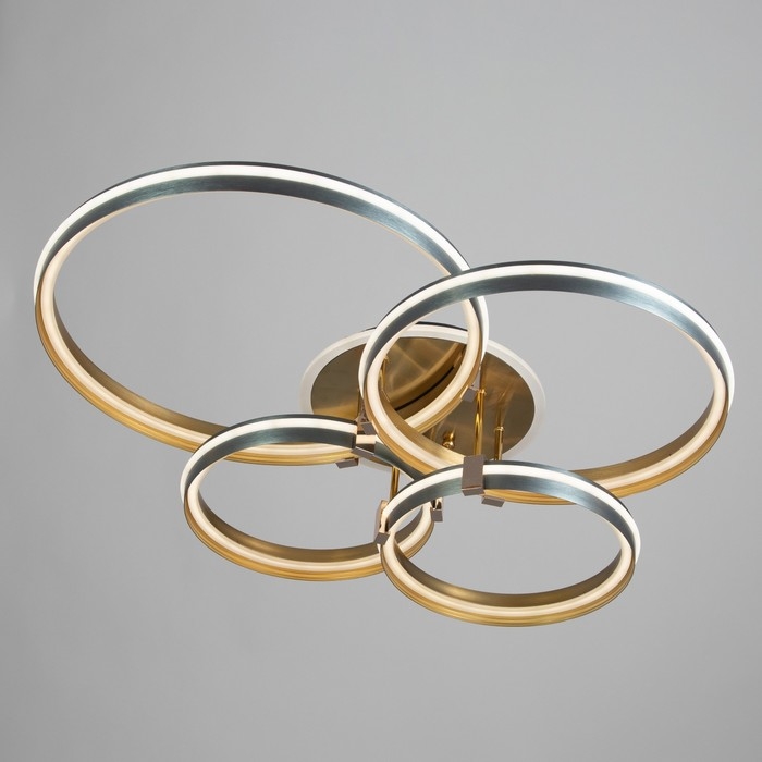 Светильник Светильник "Мейри" 4xLED 204Вт золото-серебро 80х60х18 см BayerLux