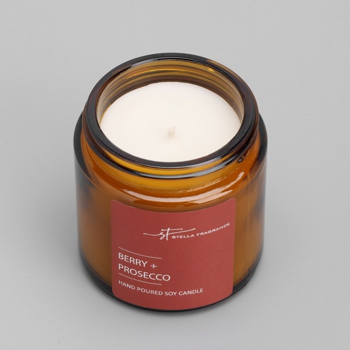 Свеча ароматическая в банке  Свеча ароматическая в банке "ST Berry+Prosecco", 90 г