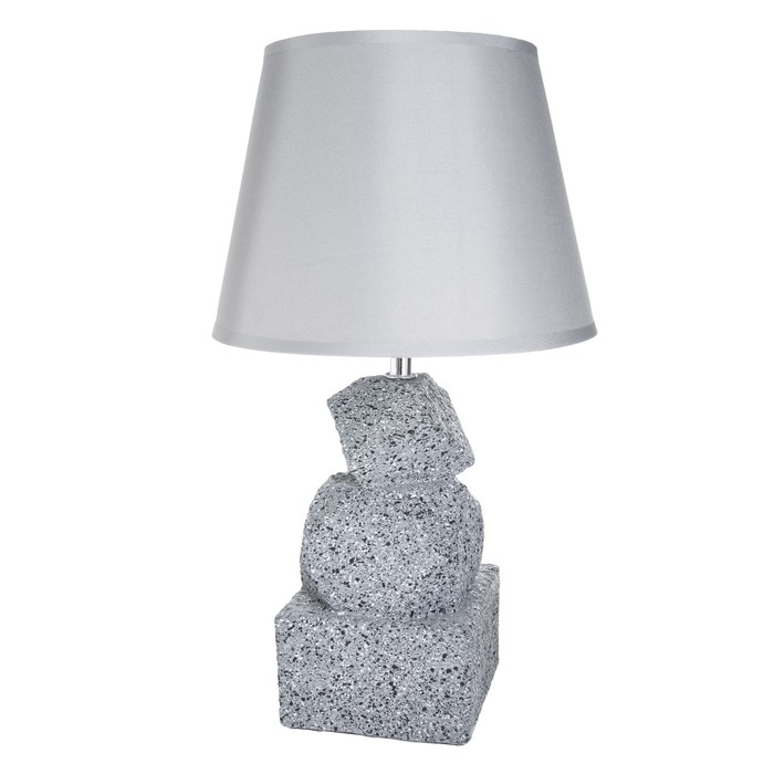 Настольная лампа Настольная лампа "Баланс" Е14 40Вт серый 22х22х40 см RISALUX