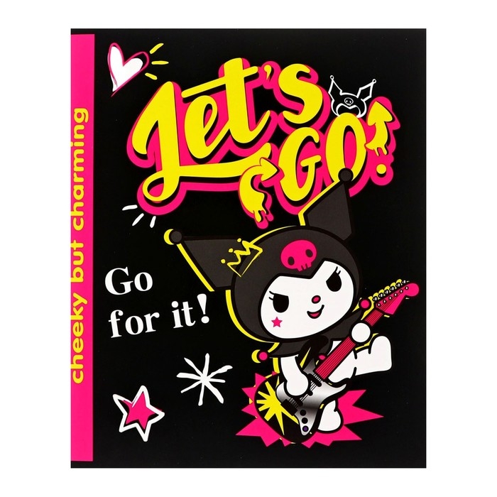 Тетрадь 48 листов в клетку Kuromi, обложка картон, soft-touch ламинация, белизна 92%, блок 60 г/м2, МИКС Тетрадь 48 листов в клетку Kuromi, обложка картон, soft-touch ламинация, белизна 92%, блок 60 г/м2, МИКС