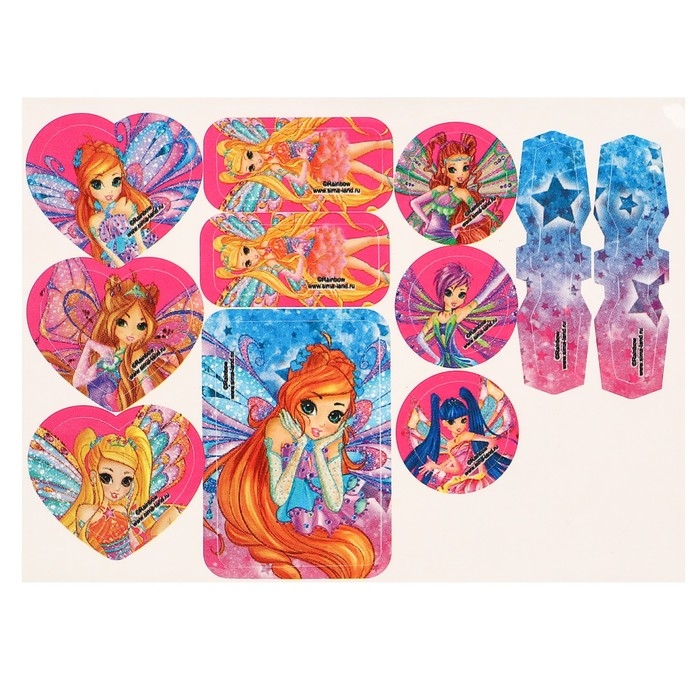 Набор парикмахера "Феи Винкс" WINX в пакете, 4 предмета