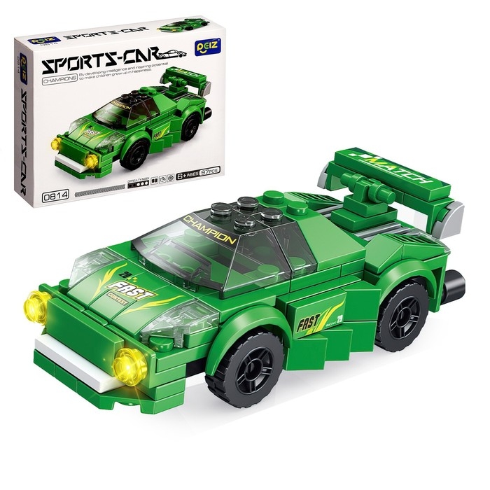 Конструктор Гонка «Спорткар», 97 деталей Конструктор Гонка «Спорткар», 97 деталей