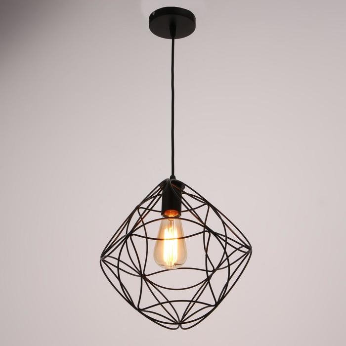 Светильник BayerLux 669914/1 E27 40Вт черный 21х21х121 см Светильник BayerLux 669914/1 E27 40Вт черный 21х21х121 см