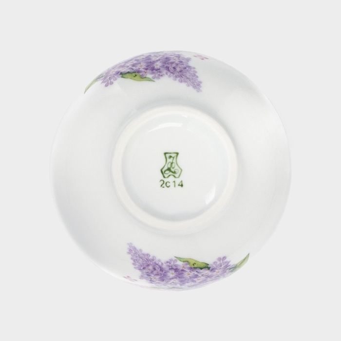 Пиала «Сирень», 330 мл, d=10,7 см, фарфор