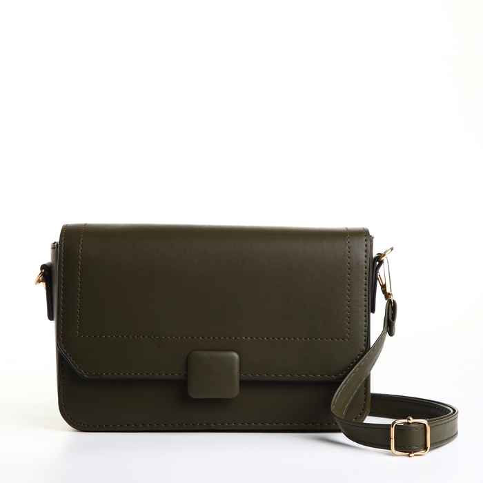 Сумка женская мессенджер на магните, цвет хаки Сумка женская мессенджер на магните, цвет хаки