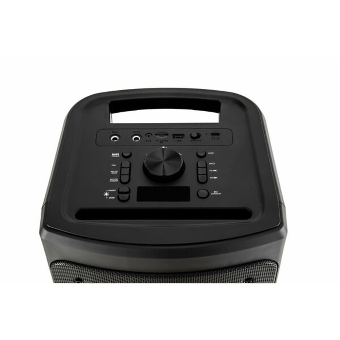 Портативная караоке система Perfeo TOP I, 90 Вт, AUX, USB, SD, BT, 6000 мАч, чёрная Портативная караоке система Perfeo TOP I, 90 Вт, AUX, USB, SD, BT, 6000 мАч, чёрная