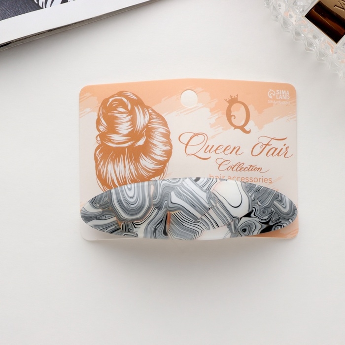 Заколка-автомат для волос Заколка-автомат для волос "Сильва" блеск размытие, 9 см, микс