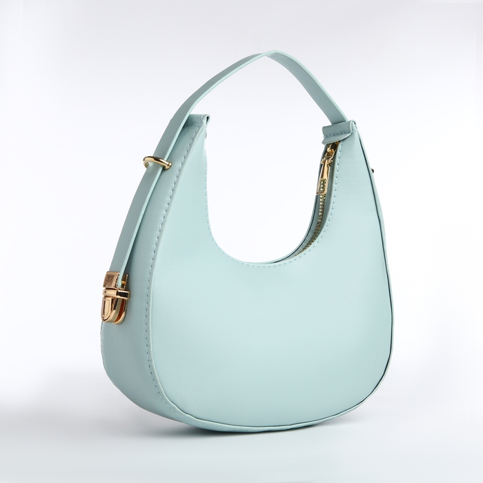 Сумка женская багет на молнии, цвет голубой Сумка женская багет на молнии, цвет голубой