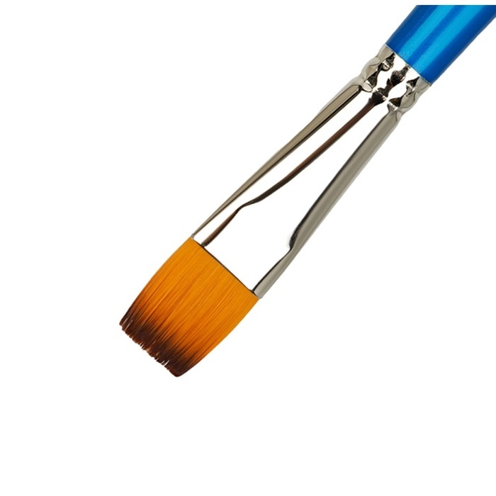 Кисть синтетика, плоская №14, Кисть синтетика, плоская №14, "Гамма"