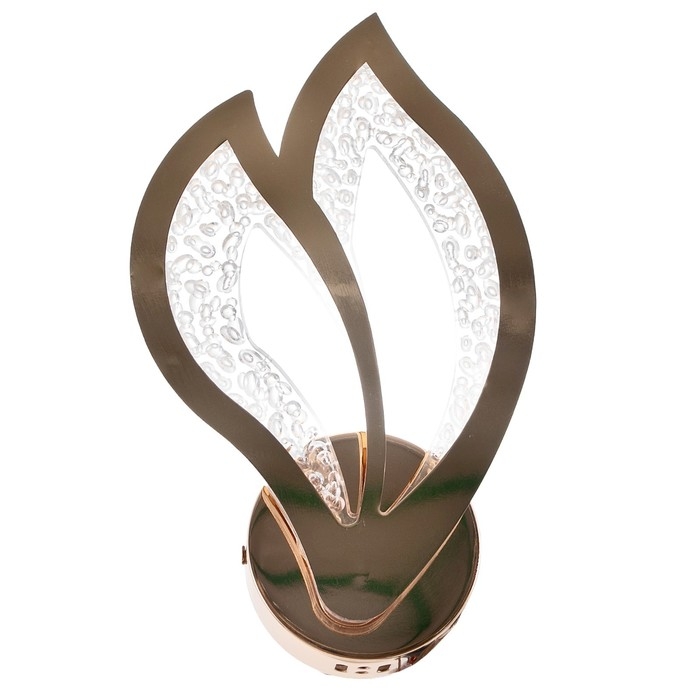 Бра 1830/1GD LED 24Вт 4000К хромированное золото 17х7,5х28 см