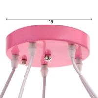 Люстра 86204/5 E27 40Вт розовый 59х54х27-107 см BayerLux