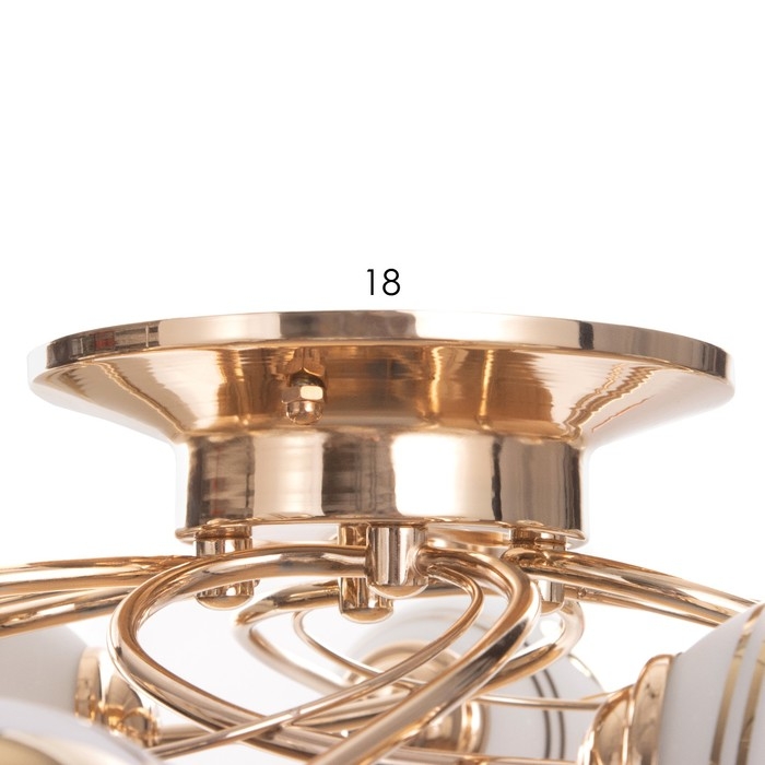 Люстра Люстра "Бриана" 8х40Вт Е27 Золото МОДЕЛЬ: 2800087