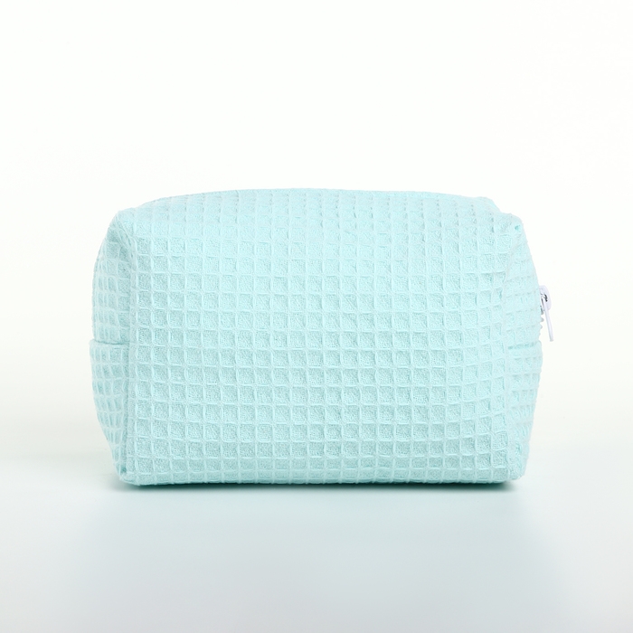 Косметичка на молнии TEXTURA, цвет бирюзовый Косметичка на молнии TEXTURA, цвет бирюзовый
