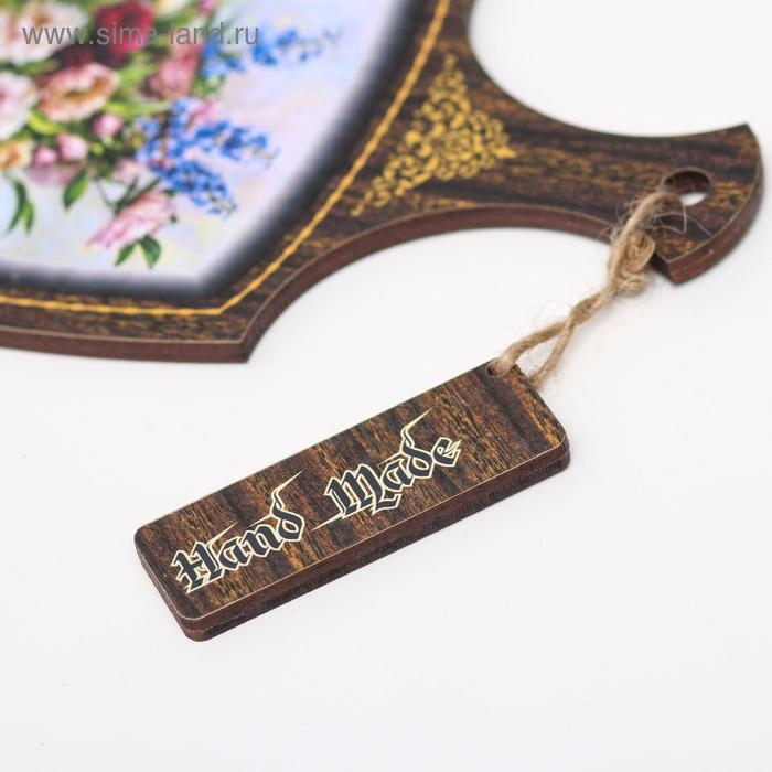 Доска декоративная  Доска декоративная "Светлый цветочный набор", 22,6х13,5х0,5 см