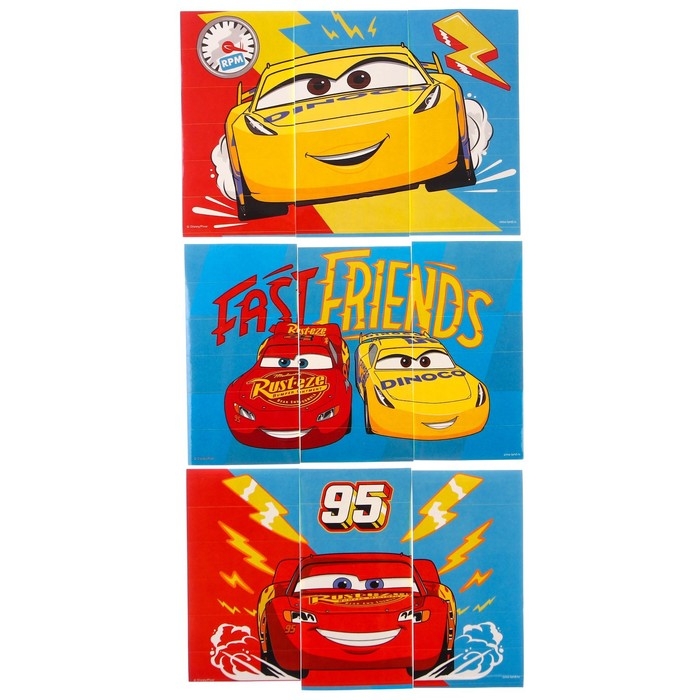 Падающая башня + пазлы, Тачки Падающая башня + пазлы, Тачки