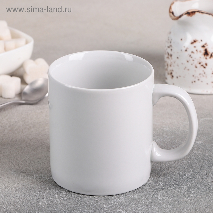 Кружка фарфоровая «Европейский», 300 мл, d=8,3 см Кружка фарфоровая «Европейский», 300 мл, d=8,3 см