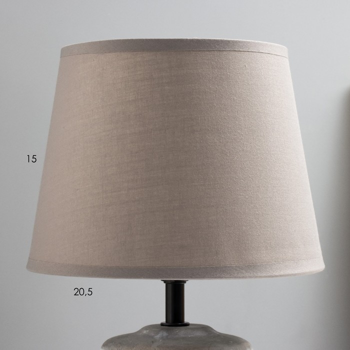 Настольная лампа Настольная лампа "Лореа" E14 40Вт серый 20х20х31 см RISALUX