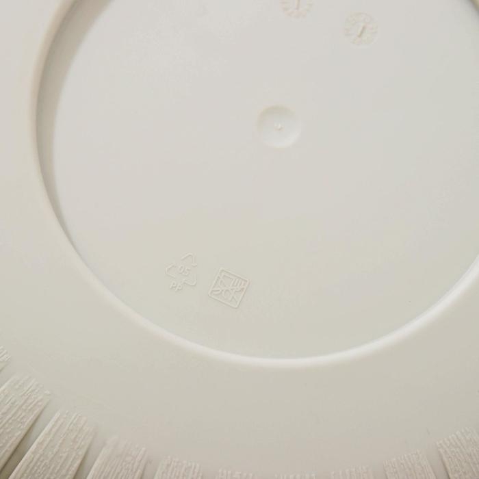 Кашпо «Шато», 29 л, цвет белый ротанг Кашпо «Шато», 29 л, цвет белый ротанг