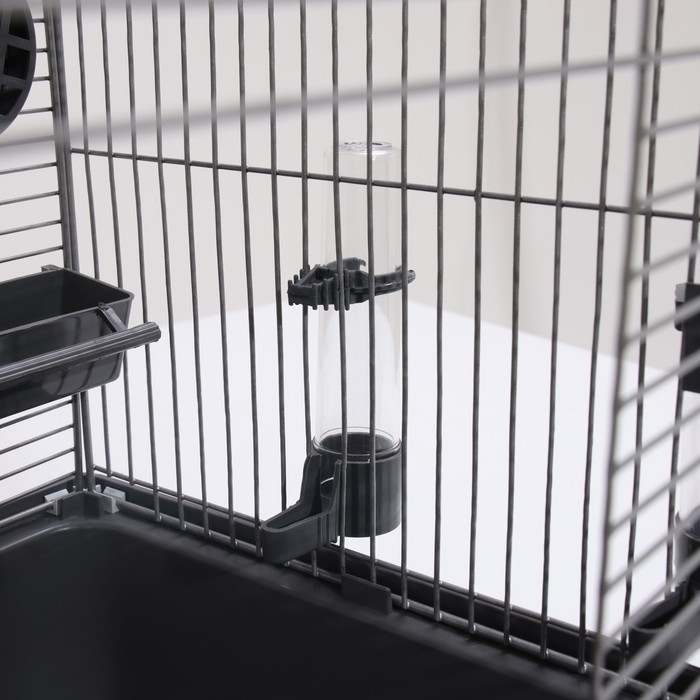 Клетка для птиц Клетка для птиц "Пижон" №100, разборная, 42 х 30 х 37см (укомплект.) серая