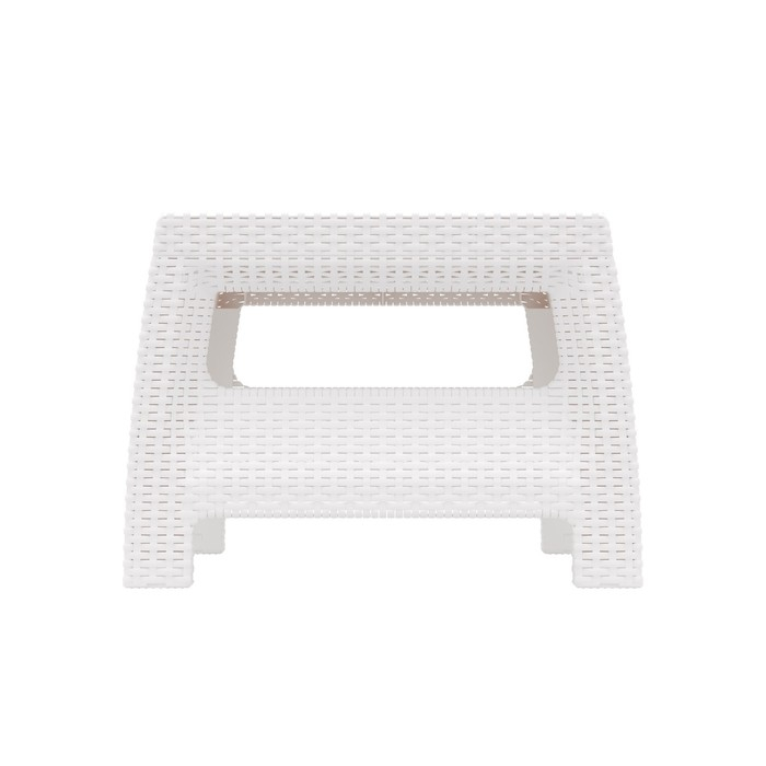 Стол Стол "Ротанг", 76,5х57х42 см, цвет белый
