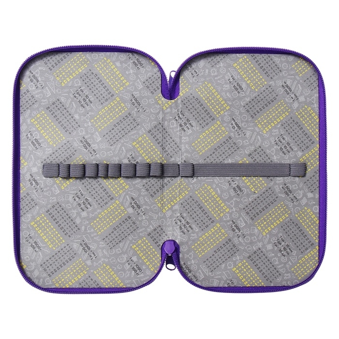 Пенал 3 секции, 125 х 205 х 55 мм, Calligrata 30П26/3  Пенал 3 секции, 125 х 205 х 55 мм, Calligrata 30П26/3 "Сиба", ламинированный картон