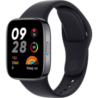 Смарт-часы Xiaomi Redmi Watch 3 Active, 1.83", TFT, сенсор, GPS, замер SpO2,289 мАч, черные