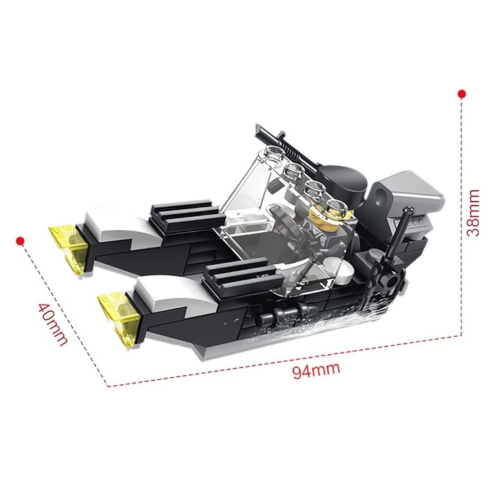 Конструктор Спецназ «Катер», 61 деталь Конструктор Спецназ «Катер», 61 деталь