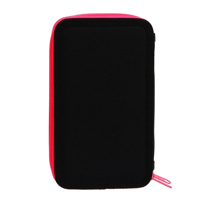 Пенал 2 секции 110*190 ткань ПКТ 11-42 Пенал 2 секции 110*190 ткань ПКТ 11-42 "Чёрный-ярко-розовый" 56330