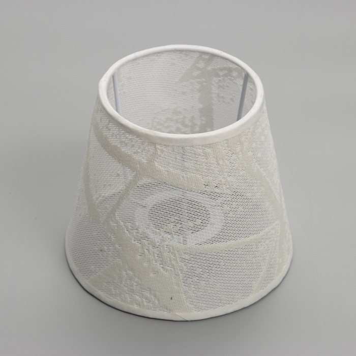 Абажур Е27 белый 15х15х13 см Абажур Е27 белый 15х15х13 см