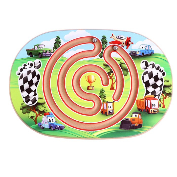 Балансир детский «Гонки», с лабиринтом Балансир детский «Гонки», с лабиринтом