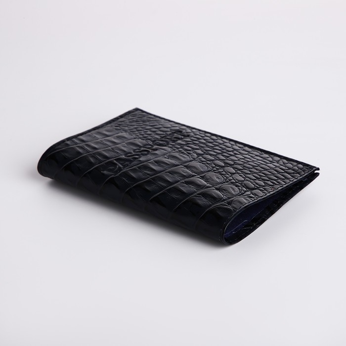 Обложка для паспорта, цвет тёмно-синий Обложка для паспорта, цвет тёмно-синий