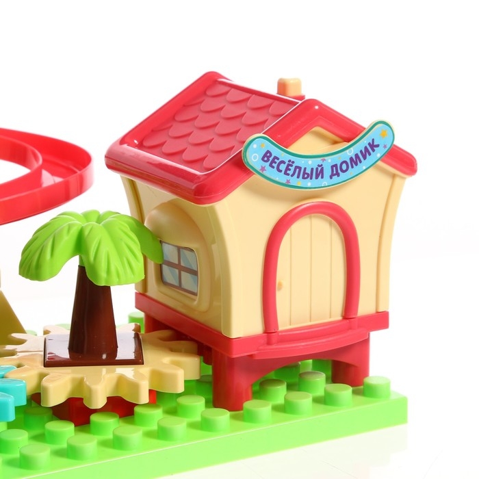 Конструктор развивающий с шестерёнками «Дино Мир», 33 детали Конструктор развивающий с шестерёнками «Дино Мир», 33 детали