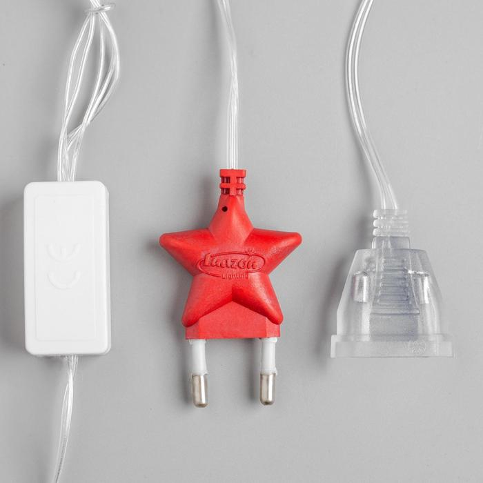 Гирлянда «Бахрома» 3 × 0.5 м с насадками «Шарики», IP20, прозрачная нить, 80 LED, свечение мульти (RG/RB), мигание, 220 В Гирлянда «Бахрома» 3 × 0.5 м с насадками «Шарики», IP20, прозрачная нить, 80 LED, свечение мульти (RG/RB), мигание, 220 В