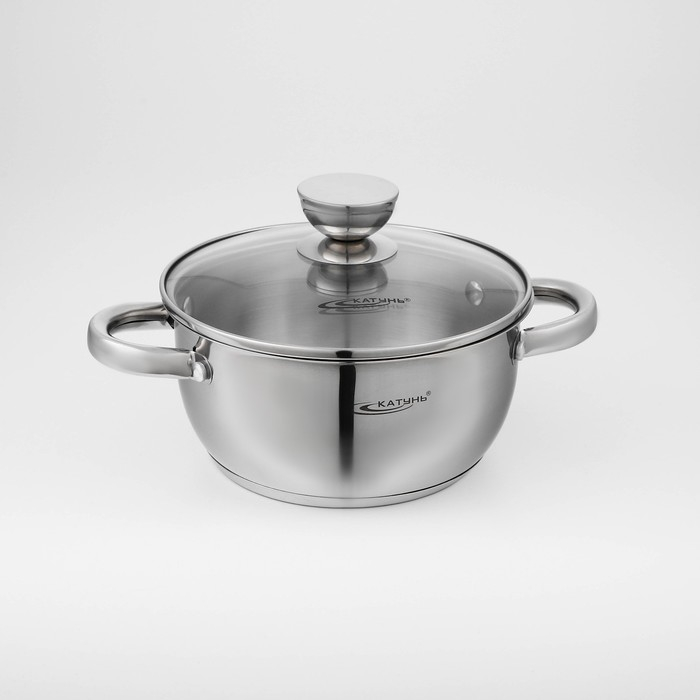 Кастрюля «Антея», 2 л, d=18 см, капсульное дно, индукция Кастрюля «Антея», 2 л, d=18 см, капсульное дно, индукция