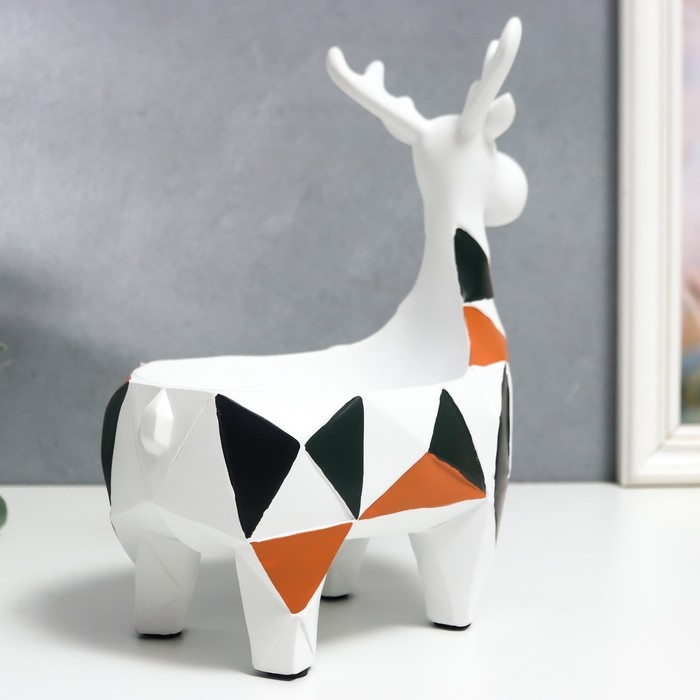 Сувенир полистоун 3D подставка Сувенир полистоун 3D подставка "Лосик. Цветная геометрия" 25х13,5х22 см