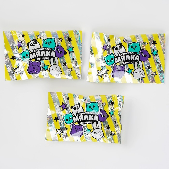 Антистресс сквиш мялка с пазлом «Зверята» Антистресс сквиш мялка с пазлом «Зверята»