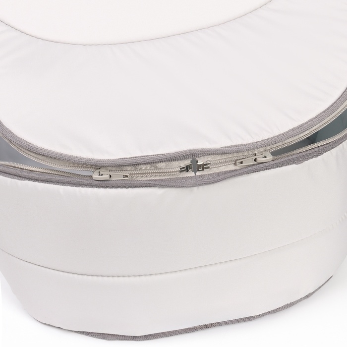 Люлька-переноска для новорожденных  «Ассорти», цвет светло-серый