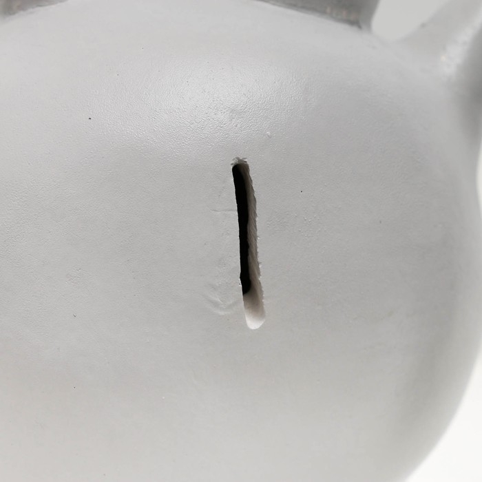 Копилка Копилка "Кот с рыбкой" серый, 16х14х25,5см МИКС