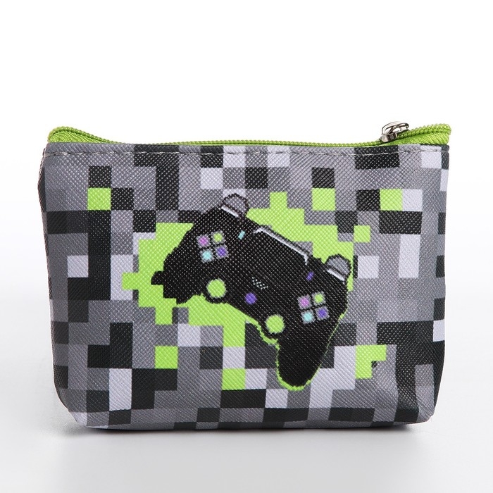 Кошелек детский, цвет микс "Пиксельный мир", 11*7 см   микс